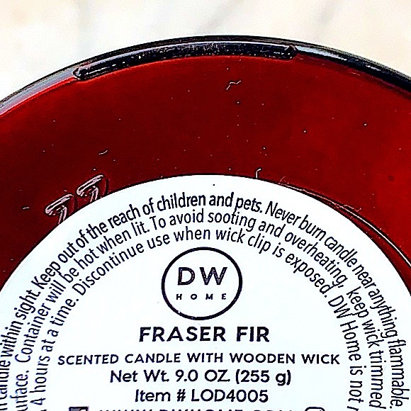 DW HOME CANDLE FRASER FIR SUTTON LODGE SCENTED NEW - Picture 4 of 4